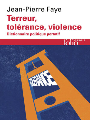 cover image of Terreur, tolérance, violence